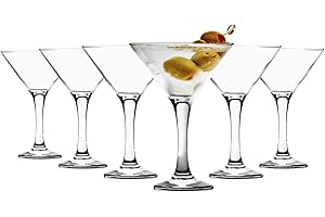 Lav 6X Clear 175ml Misket Bisket Bicchieri da Martini - Lavastoviglie Cassaforte Classic Bar Bar Champagne Espresso Cocktail Glass Set da Regalo Set
