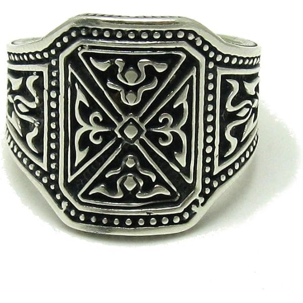 Anello In Argento Sterling Nodo Celtico Solido Marchiato 925 - Foto 5