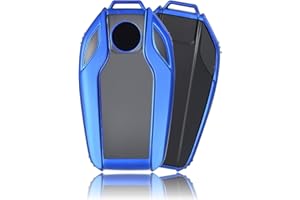 OFFCURVE Car Key Cover Case Fob Protector Compatible with Display LCD 5er 6er 7er 8er G01 G02 G05 G11 G12 G30 G31 GT X3 X4 I8 740 730i 750i 528Li 540Li 760Li