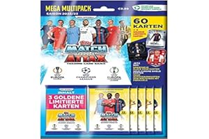 Topps Match Attax 22/23 – Cromos de fútbol, UEFA, Champions League, Mega Multipack (idioma español no garantizado)