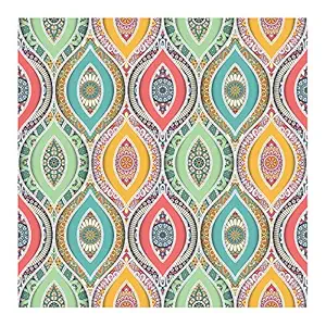 BP Design Solution 3D Mandala Wallpaper Wall Sticker for Home Decor, Living Room, Bedroom, Hall, Kids Room , Play Room(Self Adhesive Vinyl,Water Proof) (16 x 112inch)