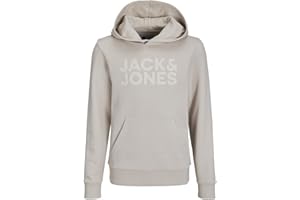 JACK&JONES JUNIOR Bluza z kapturem Chłopcy Jjecorp Logo Sweat Hood Noos Jnr
