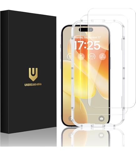 UNBREAKcable Verre Trempé Pour IPhone 15, Dureté 9H | WhichOne