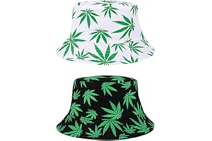 Xinzistar 2 Stück Fischerhut für Damen Herren, Universal Bucket Hat Anglerhut Sommerhut Atmungsaktiv Faltbar Eimerhut Schwarz