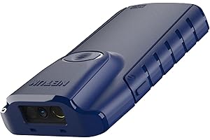 NETUM E950 Bluetooth 2D-Barcode-Scanner, 3-in-1 Kleiner Tragbarer QR-Barcode-Leser, Automatischer Kabelloser Pistolen-Scan-Rückenclip, Funktioniert mit Tablet iOS Android Windows MacOS