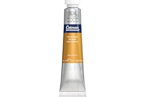 Winsor & Newton 8840525 Cotman - Vernici ad acquerello, colori vivaci di alta qualità con ottime caratteristiche di lavorazione, tubo da 8 ml, Oro Giallo