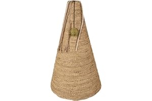 FLAMINGO PET PRODUCTS Flamingo Griffoir en Forme de Cône - Marron et Naturel - Griffoir Design et Durable pour Chats Actifs