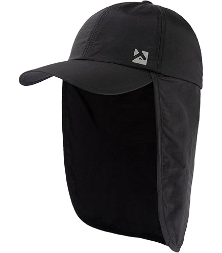 TAGVO Chapeau Soleil Homme Avec Protection Cou Visage