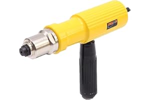 KATSU TOOLS KATSU Adattatore per Pistola Rivettatrice, Elettrico Adattatore per Rivetti Ciechi Adattatore per Rivettatrice per Avvitatori a Batteria e Trapani, con Rivetti 3,2/4,0/4,8 mm