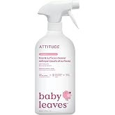 ATTITUDE Toy and Surface Cleaner, EWG Verified Multi-Surface Products | Cleans Toys Highchairs &amp; Play Areas, No Sticky Film,