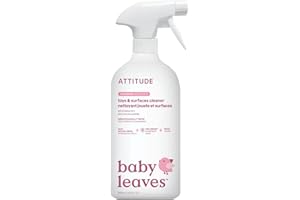 ATTITUDE Toy and Hard Surface Cleaner, Vegetable and Mineral Ingredients, Vegan and Cruelty Free, Baby and Kids Household Products, Odourless, 800ml
