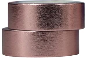 aufodara 2 Rollen 10m x 15mm Washi Tape Set Deko Klebeband Glitter Metallic Goldfarbe DIY Scrapbook Basteln (Rosegold)