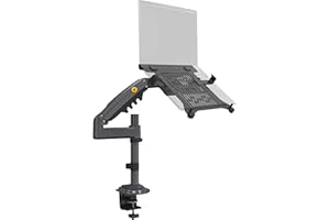 NB North Bayou Supporto per computer portatile da 10 a 17 pollici, supporto schermo PC da 17 a 30 pollici, carico massimo di 9 kg, VESA 75/100 mm H100-FP