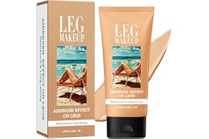 HOROLAS Bein Make Up Wasserfest Lotion,Körper Make Up Wasserfest, Skin Perfecting Body Foundation, Tattoo Cover Up Make-up, Camouflage Make Up Wasserfest, Gleicht den Haut aus