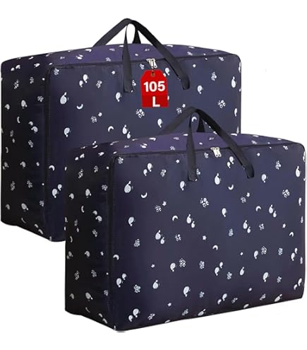 Disino Grote opbergtas, 100 l, kledingzakken, waterdicht, opberghoes, dekbed, opvouwbare organizer voor dekbedden, dekens, kussens, speelgoed, jassen, kleding (grijs Disino Grote opbergtas, 100 l, kledingzakken, waterdicht, opberghoes, dekbed, opvouwbare organizer voor dekbedden, dekens, kussens, speelgoed, jassen, kleding (grijs