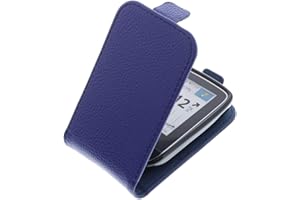 foto-kontor Case compatible with Abbott Freestyle Libre 1 Flip Style blue protection