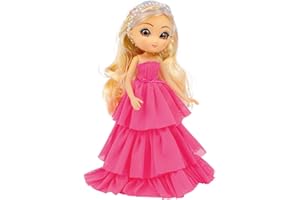 Giochi Preziosi UNIQUE EYES - Wielka Gala Rebecca w eleganckiej sukience na galę wieczorową z opaską na głowę, która zamienia się w bransoletkę dla dziewczynek od 3 lat