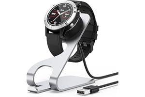 AK Stacja ładująca do zegarka Garmin Fenix 8 7 7S 7X 6 6S 6X 5 5S 5X Plus, Venu 2/2 Plus/3/Sq/Sq 2, Garmin zastępcza ładowarka z kablem USB A 100 cm