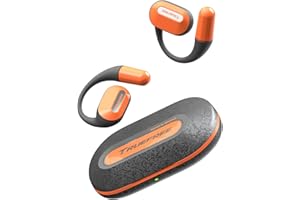 truefree O2 Open-Ear Headphones, Air Conduction Bluetooth 5.3 Wireless Earbuds, 22 Hours of Playtime, Four Mics Clear Calls, 15mm Enhanced Bass, Multipoint Connection, App Control, Commute, Workout