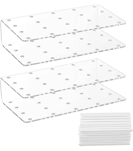 SNAILGARDEN 2-stöckiger Cake Pop Ständer, 64 Löcher Acryl Cake Pop Display Ständer mit 150 Stiel, Runder Lollipop Halter für Desserttisch Cupcakes Lutscher Hochzeiten Babypartys Geburtstagsfeiern