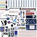 Price comparison product image UNIROI Mega 2560 Project The Most Complete Ultimate Starter Kit Compatible with Arduino IDE w/TUTORIAL, MEGA 2560 R3 Controller Board, LCD 1602, Servo, Stepper Motor (242 Items)