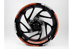 BIKE-label Pegatina para borde de llanta compatible con KTM 125 Duke 710036VA