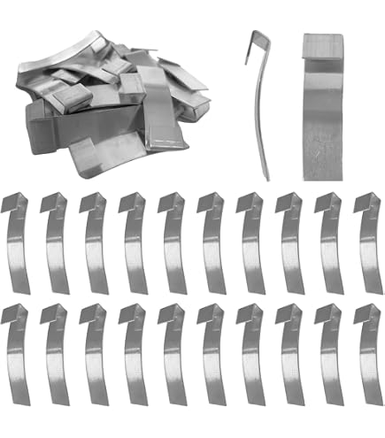 ALM Greenhouse Glazing Lap Z Clips – Pack Of 50 (GH002) – For Aluminium Greenhouses