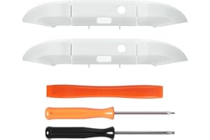 Benseager Ersatz-Lb Rb Stoßstangen-Taste für Xbox Series X Controller, Ersatzteile für Xbox Series X Controller (2 Stück) Weiß