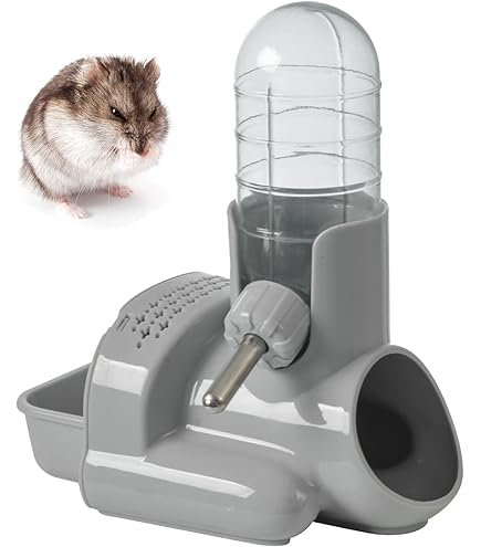 Mangiatoia Automatica Per Criceti - Trasparente, Ad Alta Capacità - Per Criceti, Porcellini D'India E Piccoli Animali - Giallo - Foto 5