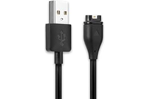 subtel® 1m Ersatz USB Kabel kompatibel mit Garmin Fenix 7, 6, 6 Pro, 6X Pro, Vivoactive 4, 4S, 3, Venu 2 Smartwatch Ladekabel Smartwatch Connector auf USB A 2.0 Datenkabel 1A, Sportuhr Fitness Uhr