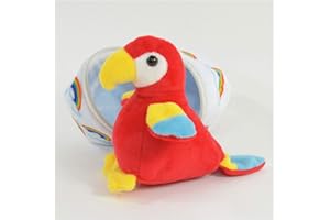 Kögler-Paul Mini Loro Huevo, Aprox. 13 cm de Alto, Juguete de Peluche para acurrucarse y amar, como pequeño Regalo niñas, Multicolor, (75768)