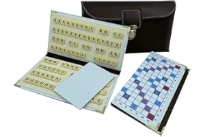 LA BOUTIQUE DU SCRABBLEUR Jeu de Scrabble de Voyage magnétique Pliable Officiel de la fédération française de Scrabble Duplicate Made in France idéal pour Les scrabbleurs de la Famille