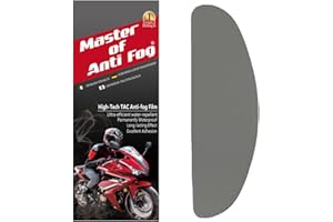 XII WANG YE XII WY Universal Motorcycle Full Face Helmet Shield Anti Fog Film Polarized Grey Visor Lens Insert Fog Resistant Waterproof Sticker