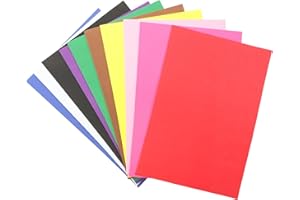 Milisten 10 stücke schaumplatten Eva foamie blätter Papier Bunte Schwamm Handwerk Schaum für DIY Scrapbooking Kunst klassenzimmer Partei liefert a4 größe