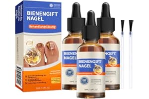 TOATLHEAL Furzero Bienengift Nagel Behandlungslösung, Furzero Bienengift Nagel, Natürliches Bienengift Nagelserum, Bienengift Tropfen, Nagelwachstums- Und Reparaturserum (3PCS)