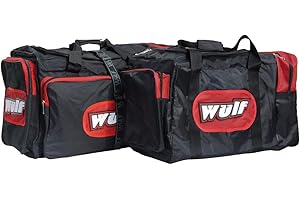 WULF TRIALS KIT BAG WULFSPORT NEW JUMBO LUGGAGE KIT BAG Motorbike Motocross Enduro Off Road Trials Kit Bag - Red