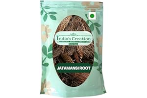 INDIA'S CREATION Jatamansi Root-Nardostachys jatamansi-Raw Herbs-Balchad-Jatamasi Jadd-Jatila-Jadi Booti-Single Herbs (50 Gram)