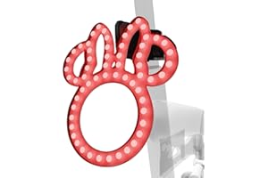 IJOY Disney Minnie Mouse LED Bike/Scooter Light - IPX4 Weather Resistant with 6 Light Modes- Disney Bicycle Accessories for Road/Electric/Cycling/Hybrid/Mountain Bike and More