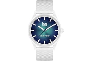 Ice-Watch - ICE solar power Abyss - Reloj blanco para Hombre (Unisex) con Correa de Silicona