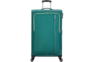 American Tourister Sea Seaker - Spinner XL, valigia, 80 cm, 92,5 L, verde (Bayou Green)