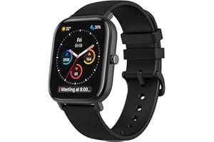 Amazfit GTS Smartwatch Homme Femme Montre Connectée avec 12 modes Sportifs, GPS Intégré, 1,65", Montre de Sport, Podomètre, Moniteur de Fréquence Cardiaque, Carré