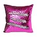 Produktbild haahaha Wende Kissen, quadratisch, Pailletten Bezug für Sofa (40 x 40 cm)