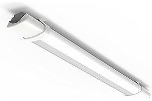 4lite LED Batten (White) 2200lm Indoor or Outdoor 2ft Cool White IP65 Rated Twin LED Integrated 18W Strip Light - 4L3/1113-4Yr Guarantee