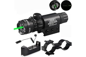 Freelight Anti-choc 532 nm Tactical Green Dot Laser Sight Rifle Gun Scope Rail et Barrel Mount Cap Pressostat avec chargeur