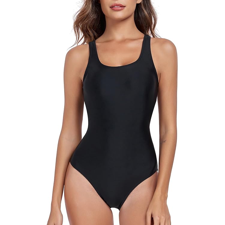 Women's One Piece Bathing Suit Tummy Control Cromi One Piece Swimsuit For Women - Tummy Control, Scoop Neck, Square Back Monokini Best Selling Swimsuits - View #11
