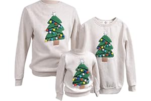 PENGNIAO Weihnachtspullover Familie Pulli Pullover Weihnachten Herren Sweatshirt Pullis Sweater Damen Kinder Jumper Weihnachtspullis Christmas Rentier Weihnachts Xmas Winterpullover Jungen Mädchen