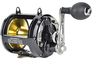 Keenso Moulinet de pêche, Bobine de Bobine de pêche en métal portative Plaque de pêche à la traîne Ligne de pêche en mer Moulinet