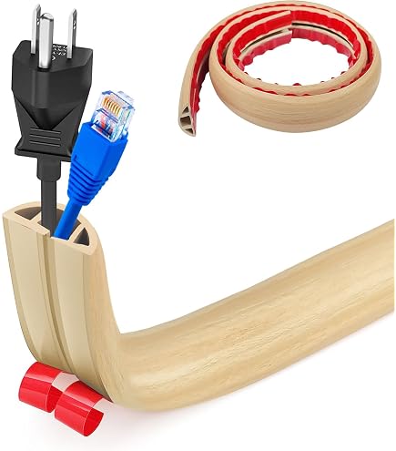 Goulotte Électrique D-Line 50x25mm - Cache-Câble Blanc, 2 X 1m