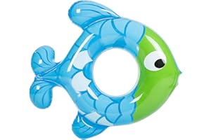 BAIYOULI Nadmuchiwane koło do pływania dla dzieci w wieku od 3 do 6 lat, na plażę, na basen, zabawka wodna