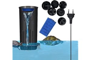 YANHE Filtre pour tortue d'aquarium à faible niveau d'eau - Filtre submersible pour tortues et poissons